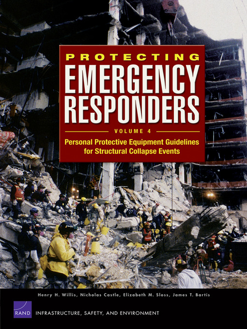 Title details for Protecting Emergency Responders, Volume 4 by Henry H. Willis - Wait list